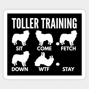 Toller Training Nova Scotia Duck Tolling Retriever Tricks Sticker